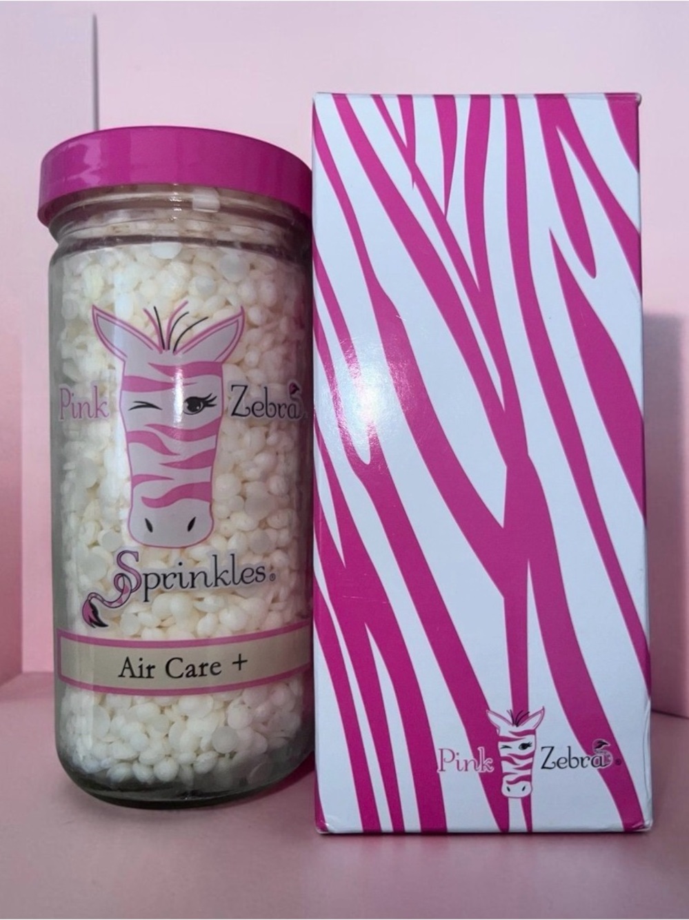 Pink Zebra Soy Wax Sprinkles ~ AIR CARE + ~ 3.75oz NEW